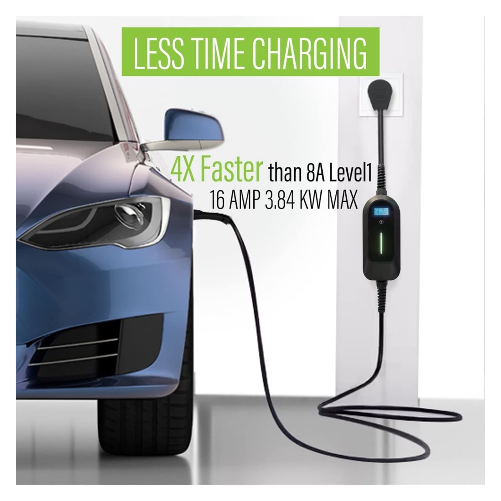 ポータブルEV充電器 SAE J1772 TYPE1 Amazon.co.jp: ポータブル EV 充電器 Type1 SAE J1772 16A EVSE 電気